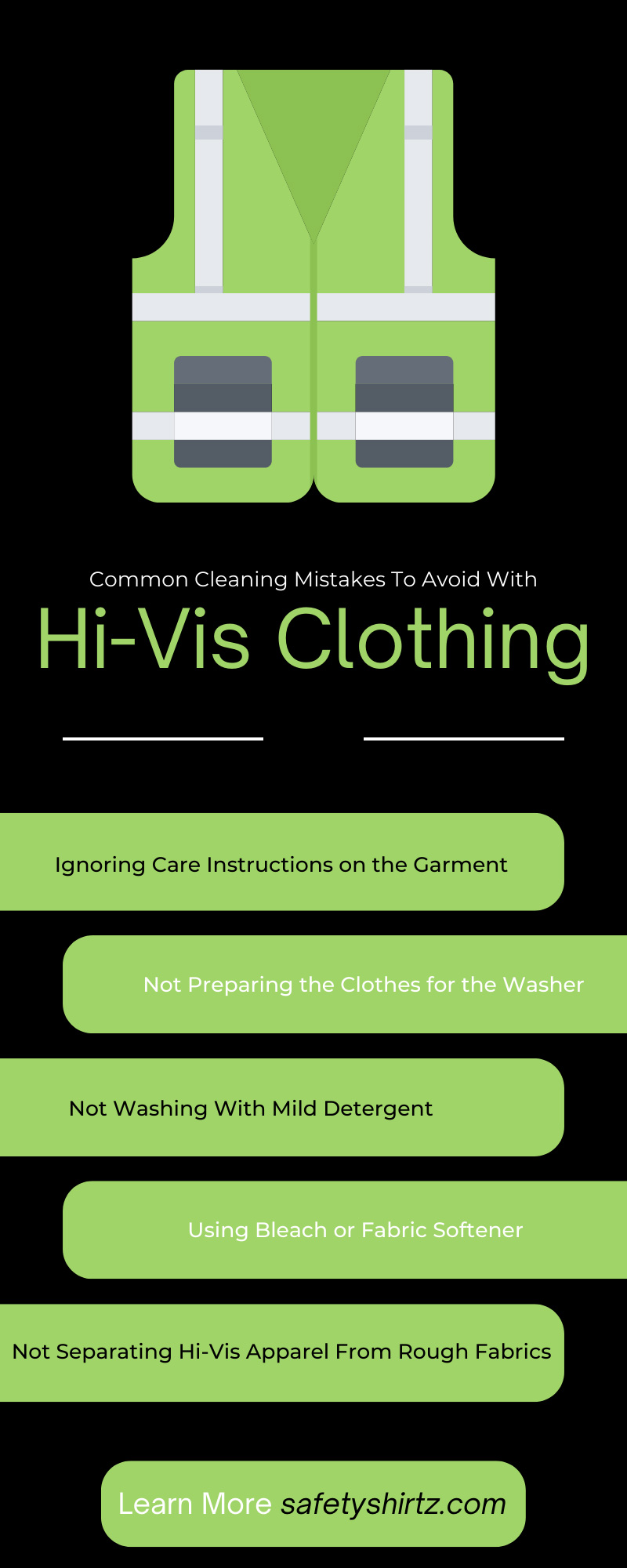 Common Cleaning Mistakes To Avoid With Hi-Vis Clothing